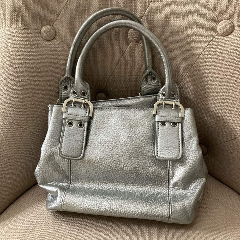 Metallic y2k purse